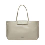 Calvin Klein Mini Quilt Medium Tote Väska Beige, Dam