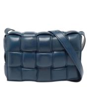 Bottega Veneta Vintage Pre-owned Laeder axelremsvskor Blue, Dam