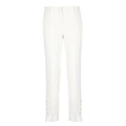 Ermanno Scervino Vita Viskosbyxor för Kvinnor White, Dam