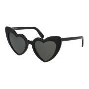 Saint Laurent Stiliga Solglasögon SL 181 Loulou Black, Dam