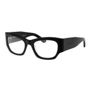 Balenciaga Stiliga Optiska Glasögon Bb0333O Black, Dam