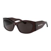 Balenciaga Stiliga solglasögon Bb0329S Brown, Dam