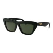 Bottega Veneta Stiliga solglasögon Bv1121S Green, Unisex