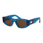 Tommy Hilfiger Stiliga solglasögon TJ 0087/S Blue, Unisex