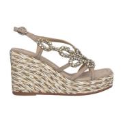 ALMA EN PENA Beige Casual Dam Sandaler Beige, Dam