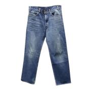 Celine Vintage Pre-owned Bomull jeans Blue, Herr