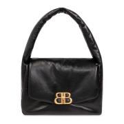 Balenciaga Monaco Sling M Axelväska Black, Dam