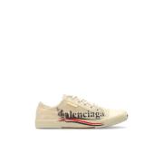 Balenciaga Paris Låga sneakers Beige, Herr