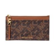 Michael Kors Dragkedja Kortfodral Brun/Luggage Multicolor, Dam