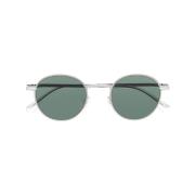 Mykita Mörkgrön Solid Skinande Solglasögon Gray, Unisex