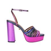 Kurt Geiger Lila Plattform Sandal Pierra Stil Multicolor, Dam