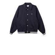 Obey Icon Face Varsity Svart Jacka Black, Herr