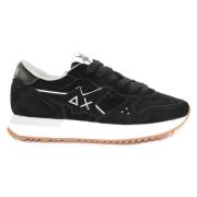 Sun68 Svarta Mocka Sneakers Black, Dam