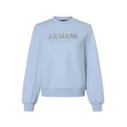 Armani Exchange Grundläggande Sweatshirt Blue, Dam