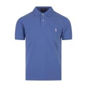 Ralph Lauren Blå Polo Slim Fit Blue, Herr