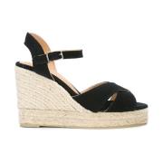 Castañer Svarta Kil Espadrillos Sandaler Black, Dam