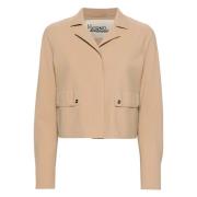 Herno Snygg Cropped Jacka Beige, Dam