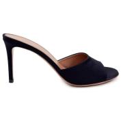 Giuliano Galiano Svart Scarlett Mocka Sandaler Elegant Black, Dam