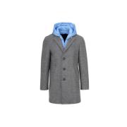 Manuel Ritz Stilig Kappa Refugio Cappotto Gray, Herr