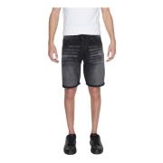 Antony Morato Svarta bomullsshorts med fickor Black, Herr