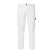 Ecoalf Cargo Style Casual Byxor White, Herr