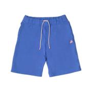 Autry Bomull Jersey Dragsko Shorts Blue, Herr