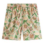 Drole de Monsieur Mönstrade Polyester Shorts Multicolor, Herr