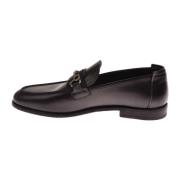 John Richmond Metallisk Front Moccasin Låg Klack Black, Herr