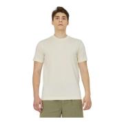 John Richmond Logo T-shirt Rund Hals Kort Ärm Beige, Herr