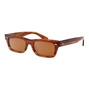 Oliver Peoples Snygga Solglasögon för Soliga Dagar Brown, Unisex