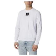 Armani Exchange Vit Långärmad Stickat Vår/Sommar White, Herr