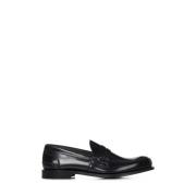 Church's Svarta Platta Slip-on Skor Black, Herr