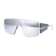 Alexander McQueen Stiliga solglasögon Am0460S Gray, Herr