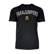 Parajumpers Svart Buster Tee med ikoniskt logotyp Black, Herr