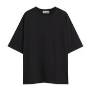 Lanvin Svart Ficka T-shirt Oversize Bomull Black, Herr