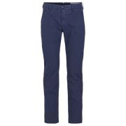 Jacob Cohën Marinblå Slim Fit Chinos Blue, Herr