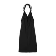 Coperni Svart Halterneck Klänning Black, Dam