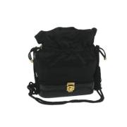 Gucci Vintage Pre-owned Satin gucci-vskor Black, Dam