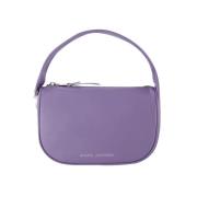 Marc Jacobs Läder handvskor Purple, Dam