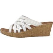 Skechers Hot Spring Wedges White, Dam