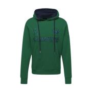 La Martina Hoodie med broderad logotyp Green, Herr