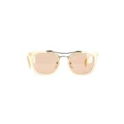 Prada Vintage Pre-owned Acetat solglasgon Beige, Herr