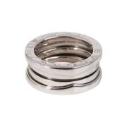 Bvlgari Vintage Pre-owned Vitt guld ringar Gray, Dam