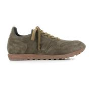 Alberto Fasciani Grön Mocka Kork Sula Sneakers Green, Herr