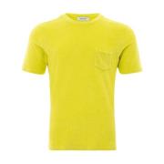 Gran Sasso Svampeffekt Halvärms T-shirt Yellow, Herr