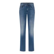 Guess Utställda Denim Jeans för Kvinnor Blue, Dam