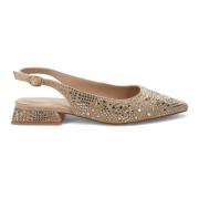 ALMA EN PENA Beige Ballerina med klack Beige, Dam