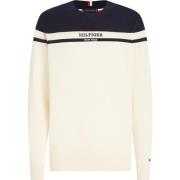 Tommy Hilfiger Kräm Sweatshirt Ss24 Multicolor, Herr