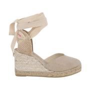 Espadrilles Beige Sandaler Beige, Dam