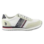 U.s. Polo Assn. Vita Sneakers Klassisk Stil Multicolor, Herr